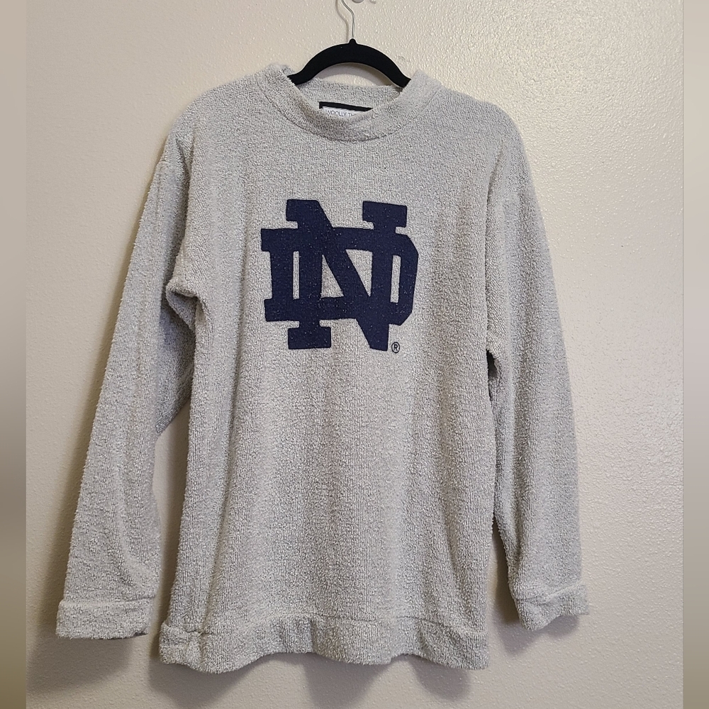 Woolly Threads Notre Dame Sweater Size Large